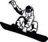 Naklejka Snowboard
