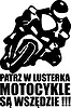 Naklejka Motocykle są wszędzie