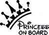 Naklejka Princess on board