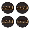 Naklejki na dekielki felgi kołpaki BBS złote 64 mm