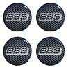 Naklejki na dekielki felgi kołpaki BBS efekt karbon 50 mm