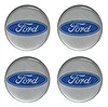 Naklejki na dekielki felgi kołpaki Ford srebrne 64 mm