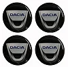 Naklejki na dekielki felgi kołpaki Dacia 60 mm
