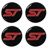 Naklejki na dekielki felgi kołpaki Ford ST 50 mm
