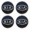 Naklejki na dekielki felgi kołpaki KIA 70 mm