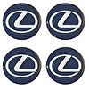 Naklejki na dekielki felgi kołpaki Lexus 60 mm