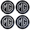 Naklejki na dekielki felgi kołpaki MG 60 mm