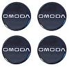 Naklejki na dekielki felgi kołpaki OMODA 60 mm