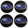 Naklejki na dekielki felgi kołpaki Subaru 56 mm