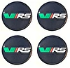 Naklejki na dekielki felgi kołpaki VRS 60 mm