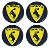 Naklejki na dekielki felgi kołpaki szalony łoś łosie Volvo 56 mm