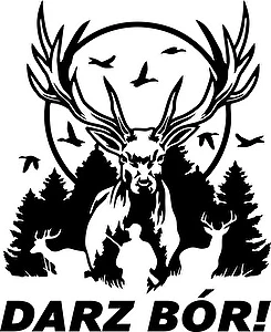 Naklejka Darz Bór 2
