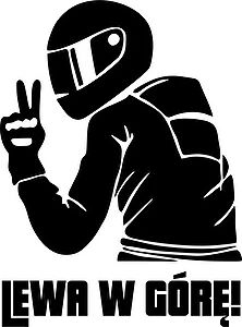 Naklejka Lewa w górę