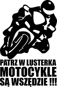 Naklejka Motocykle są wszędzie