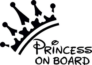 Naklejka Princess on board