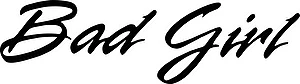 Naklejka Bad girl