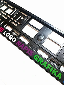 Ramka tablicy rejestracyjnej 50 sztuk