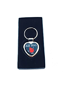 Brelok grupa krwi AB RH+