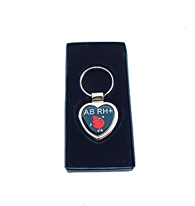 Brelok grupa krwi AB RH-
