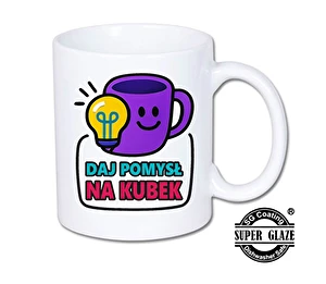 Kubek biały Super Glaze Premium 1 sztuka własny wzór