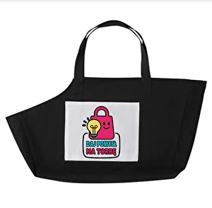 Nosidełko dla psa czarne własny wzór