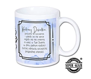 Kubek biały Super Glaze Premium Kochany Dziadku 2