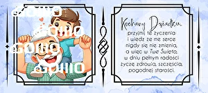 Kubek biały Super Glaze Premium Kochany Dziadku 2