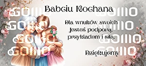 Kubek biały Super Glaze Premium Kochana Babcia