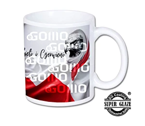 Kubek biały Super Glaze Premium dla Patrioty