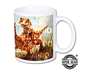 Kubek biały Super Glaze Premium Cute Dinosaur