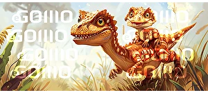 Kubek biały Super Glaze Premium Cute Dinosaur