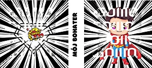 Kubek biały Super Glaze Premium Mój bohater