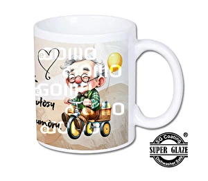 Kubek biały Super Glaze Premium Dziadek