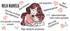 Kubek biały Super Glaze Premium Moja Mamusia 1