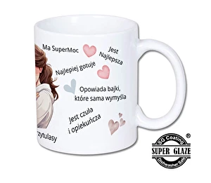 Kubek biały Super Glaze Premium Moja Mamusia 2