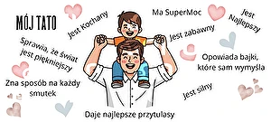 Kubek biały Super Glaze Premium Moja Tato 1