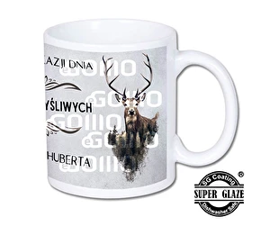 Kubek biały Super Glaze Premium Św Hubert 2