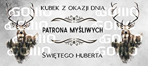 Kubek biały Super Glaze Premium Św Hubert 2