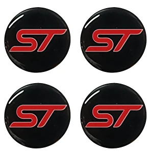 Naklejki na dekielki felgi kołpaki Ford ST 56 mm