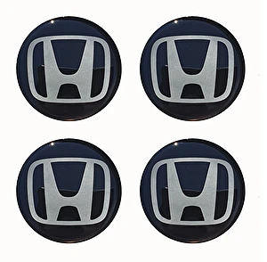 Naklejki na dekielki felgi kołpaki Honda 64 mm