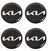 Naklejki na dekielki felgi kołpaki KIA nowa 60 mm