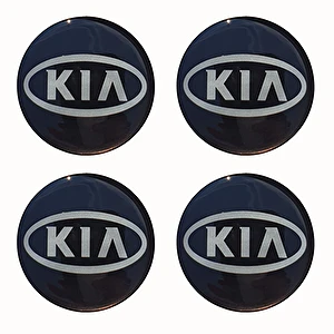 Naklejki na dekielki felgi kołpaki KIA 60 mm
