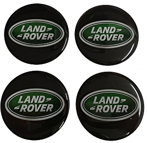 Naklejki na dekielki felgi kołpaki Land Rover 56 mm