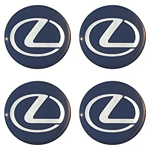 Naklejki na dekielki felgi kołpaki Lexus 60 mm