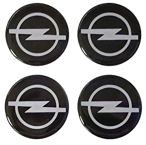Naklejki na dekielki felgi kołpaki Opel 64 mm