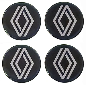 Naklejki na dekielki felgi kołpaki Renault nowy 56 mm