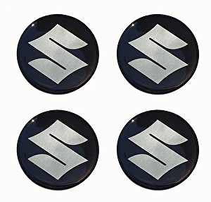 Naklejki na dekielki felgi kołpaki Suzuki 50 mm