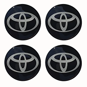 Naklejki na dekielki felgi kołpaki Toyota 50 mm