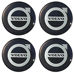 Naklejki na dekielki felgi kołpaki Volvo 56 mm