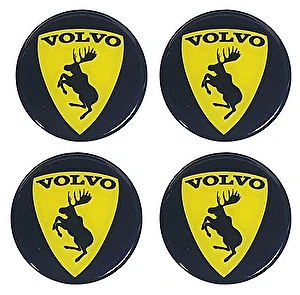Naklejki na dekielki felgi kołpaki szalony łoś łosie Volvo 56 mm